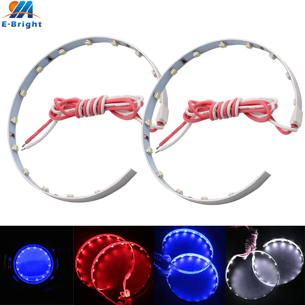 20Pcs (10Pairs) 2.5/3.0 inch Devil eyes 3528 15SMD LED Halo Rings Daytime Running Light Car Warning Lamps For HID Projector Lens
20Pcs (10Pairs) 2.5/3.0 inch Devil eyes 3528 15SMD LED Halo Rings Daytime Running Light Car Warning Lamps For HID Projector Lens