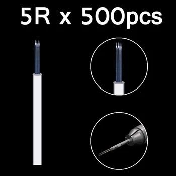 500 pcs 5R needles for manual pen Semi permanent makeup manual fog pen needle microblading eyebrow pen needles 5 Round
500 pcs 5R needles for manual pen Semi permanent makeup manual fog pen needle microblading eyebrow pen needles 5 Round