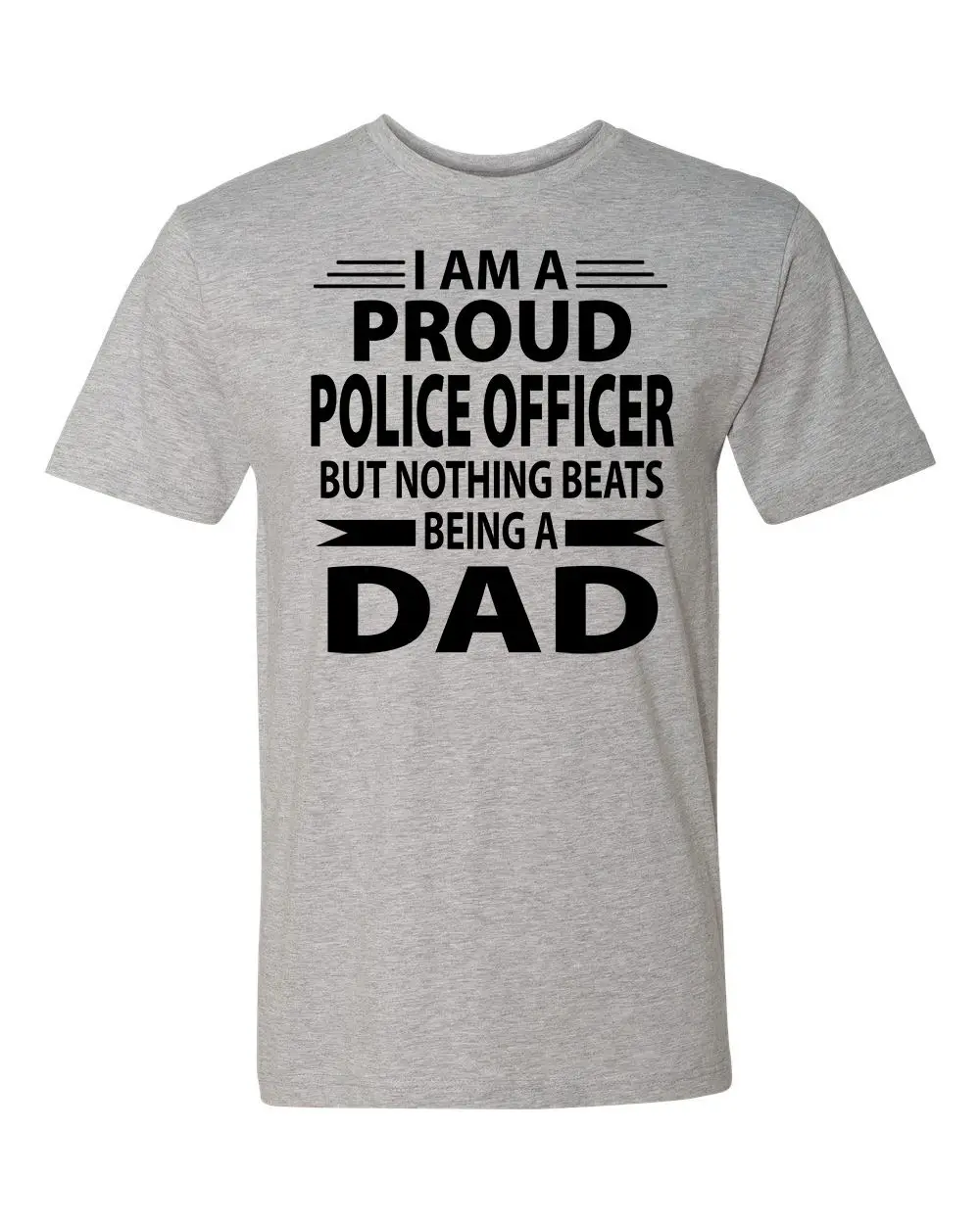 T-Shirt Homme 2019 New Sleeve Harajuku Tops Proud Police Officer But Nothing Beats Being A Dad Cool T Shirt | Мужская одежда