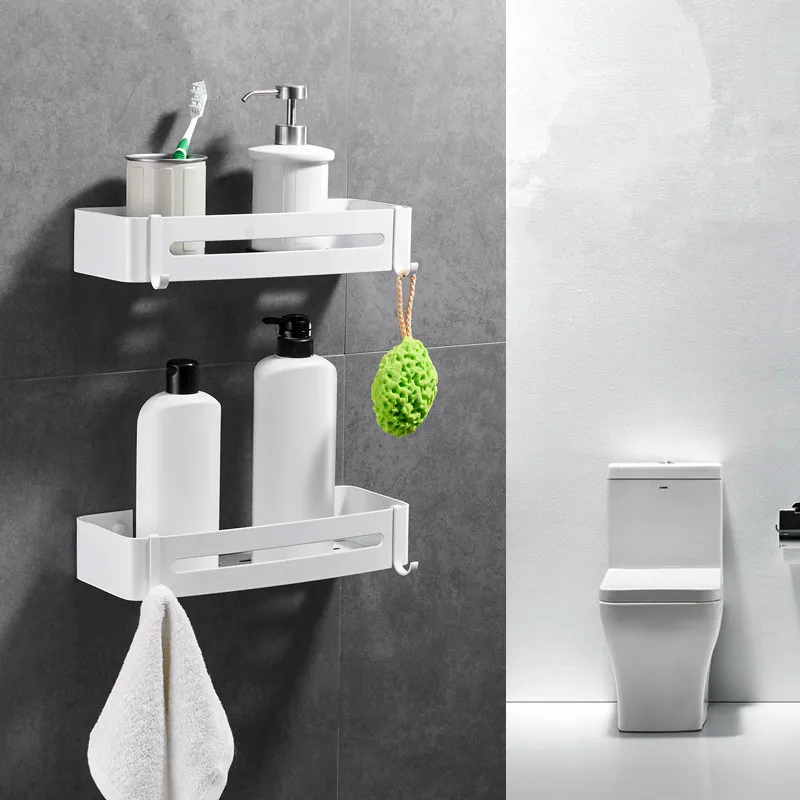 Bathroom Shelf Space Aluminum White bathroom Accessories shower basket corner Shelves Kitchen storage Bath Shampoo Holder
Bathroom Shelf Space Aluminum White bathroom Accessories shower basket corner Shelves Kitchen storage Bath Shampoo Holder