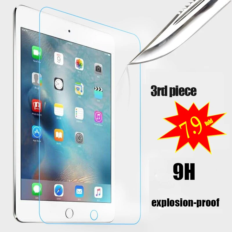 Закаленное стекло для Ipad 2 3 4 5 6 Mini 1 Air Защита экрана ipad Pro 11 Взрывозащищенная