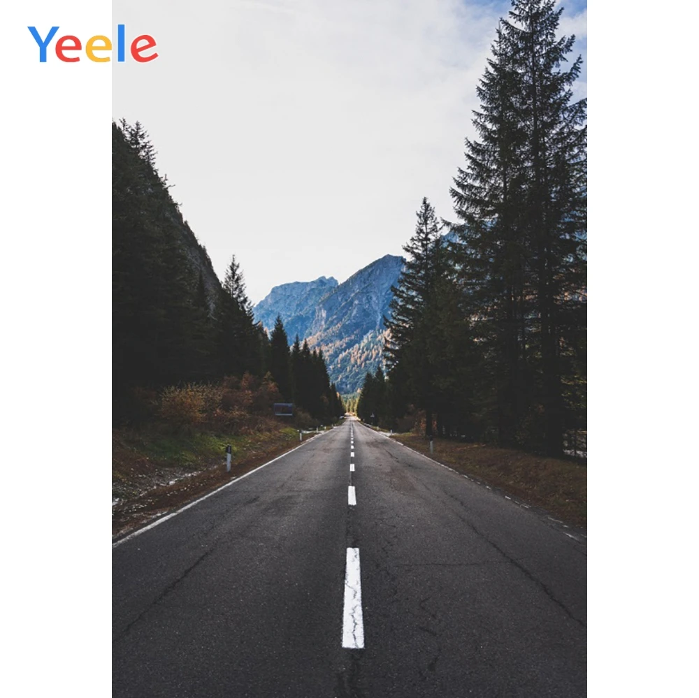 Yeele лес горы фотографии фоны шоссе дорога комната украшения декорации