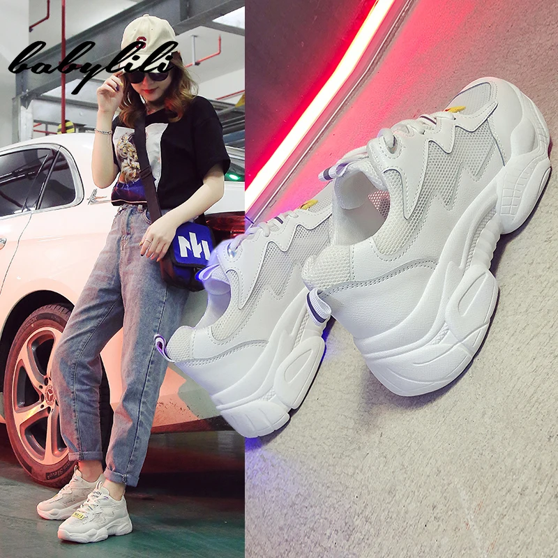 White Sneakers 2019 Platform Wedges Ladies Sneakers Spring Mesh Breathable Chunky High Sneakers for Women's Shoes Basket Femme
White Sneakers 2019 Platform Wedges Ladies Sneakers Spring Mesh Breathable Chunky High Sneakers for Women's Shoes Basket Femme