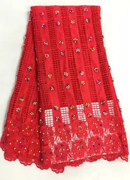 With Beads Hot High Quality African Water soluble lace Guipure Cord Lace Fabric For women dress party 5yd/lot CW72802
With Beads Hot High Quality African Water soluble lace Guipure Cord Lace Fabric For women dress party 5yd/lot CW72802