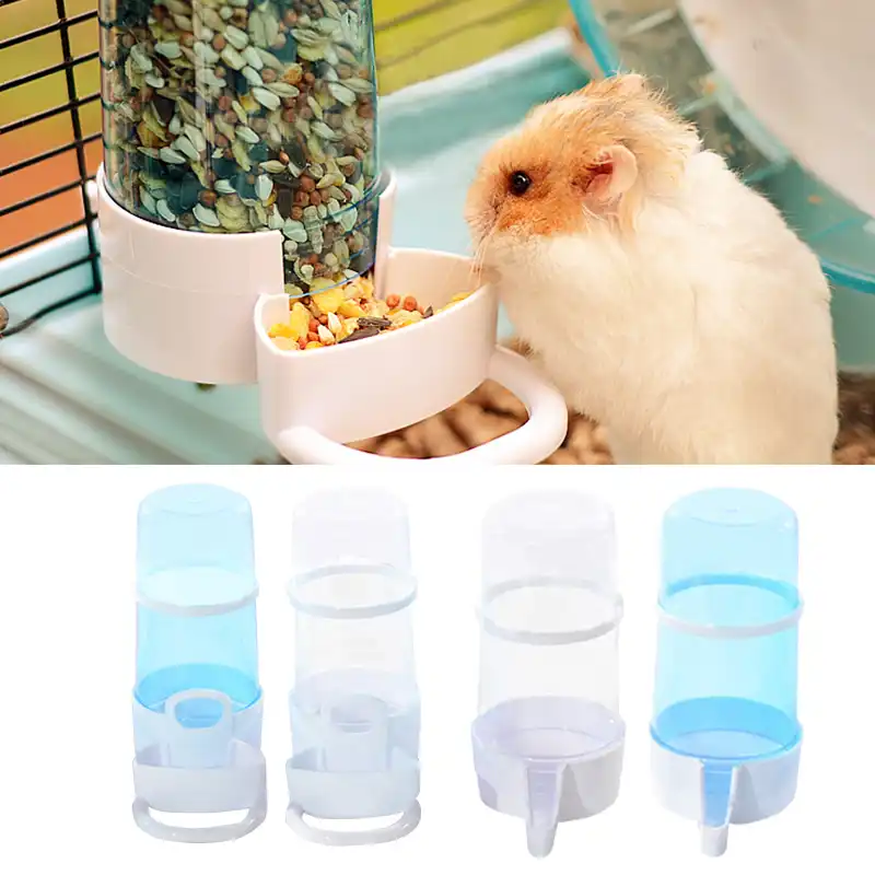 Hot Sale Plastic Automatic Pet Hamster Rabbit Feeders Water Food