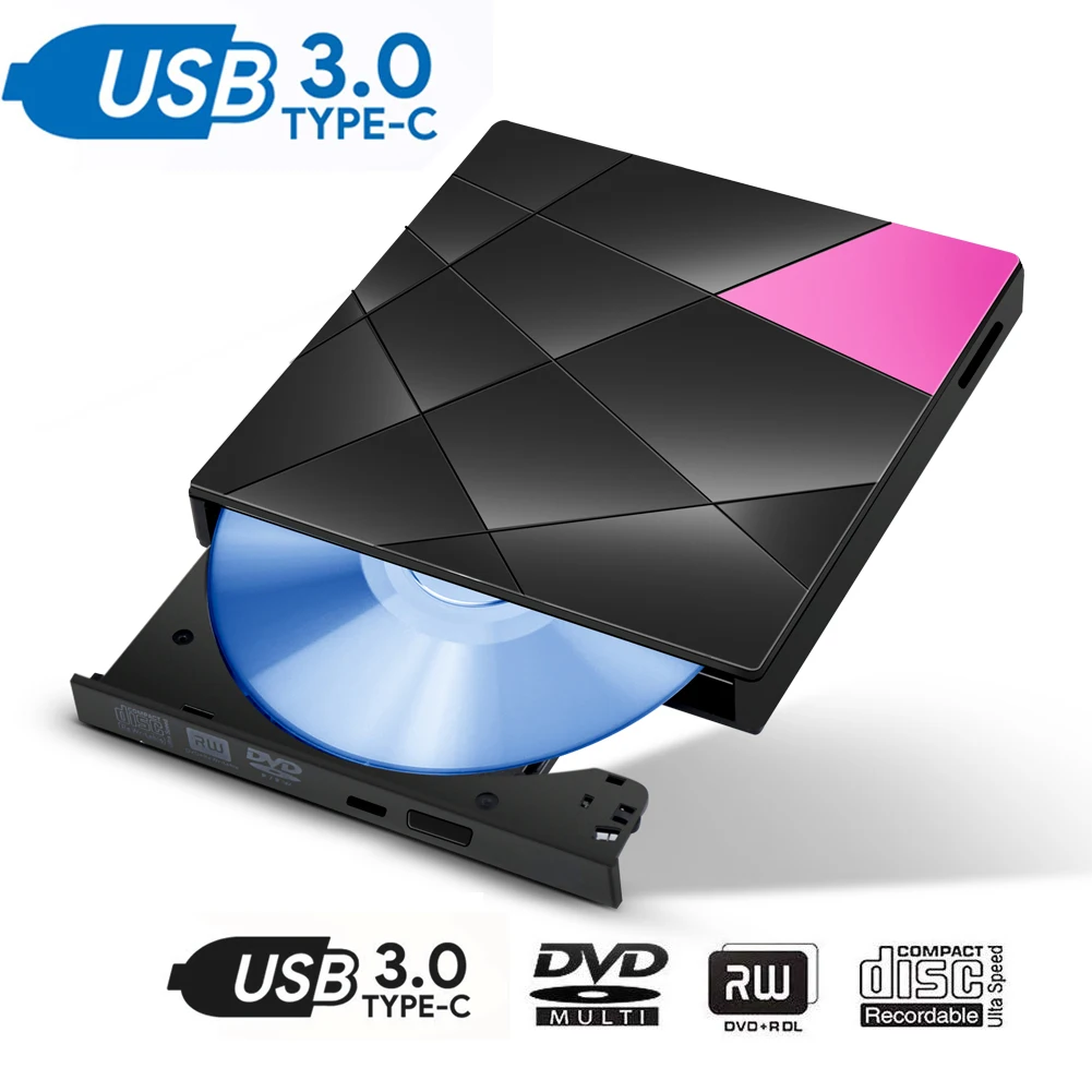 USB 3.0 Slim External CD DVD Rewriter Burner Writer Brushed Material High Speed Data Transfer Optical Drives For Computer Laptop
USB 3.0 Slim External CD DVD Rewriter Burner Writer Brushed Material High Speed Data Transfer Optical Drives For Computer Laptop