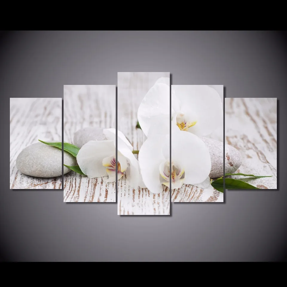 5 Pieces Canvas Prints White Orchid Pebbles Zen Buddha Painting Wall Art Home Decor Panels Poster Pictures For Living Room
5 Pieces Canvas Prints White Orchid Pebbles Zen Buddha Painting Wall Art Home Decor Panels Poster Pictures For Living Room