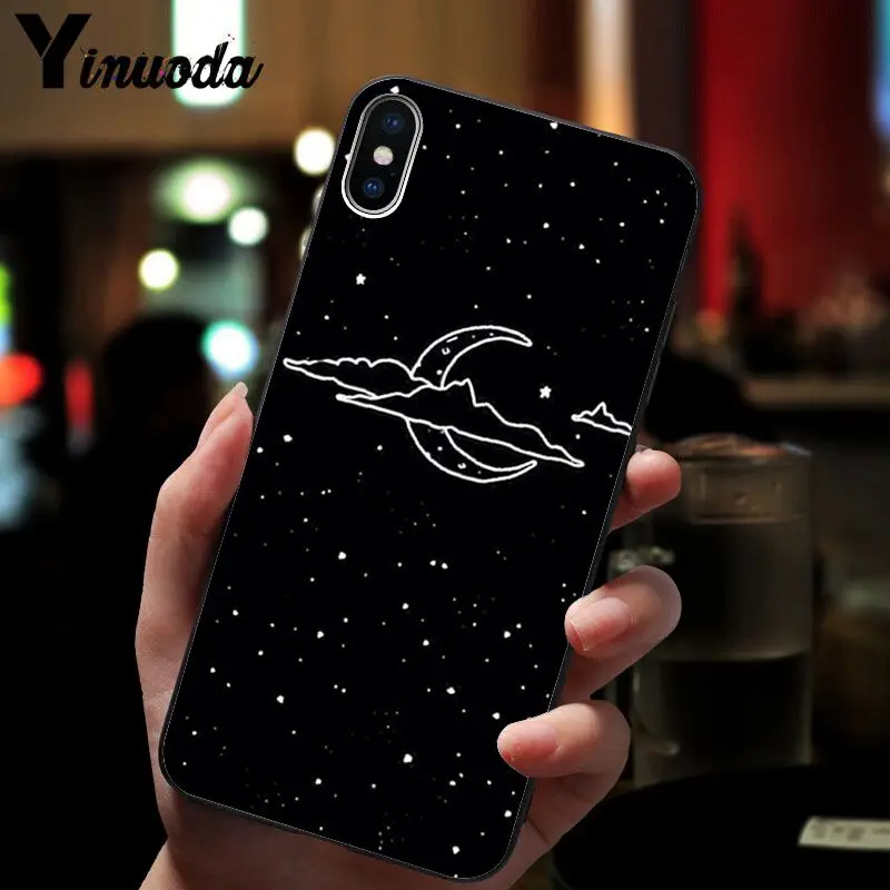 Starry sky moon