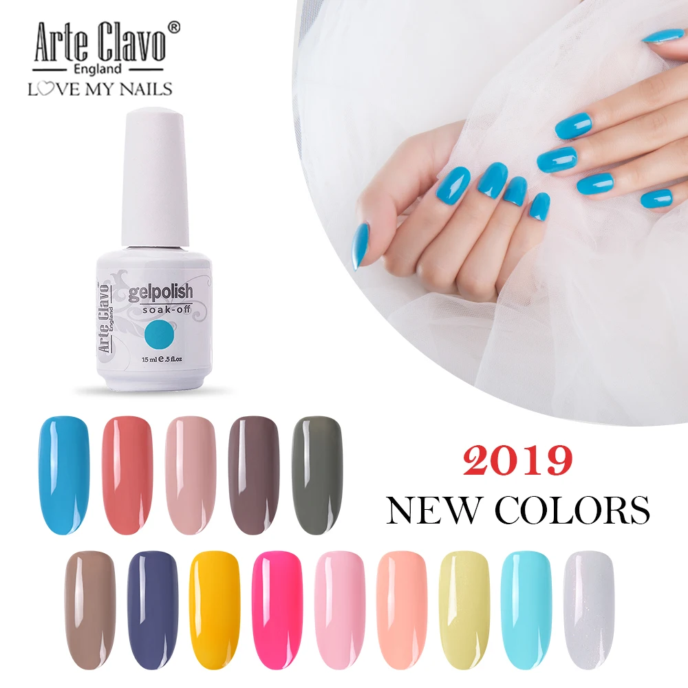 Arte Clavo Soak Off UV LED Gel Nail Polish Glitter Nails Art Fashion Rose Red Nude Gel Polish Long Lasting Varnish Gel Lacquer
Arte Clavo Soak Off UV LED Gel Nail Polish Glitter Nails Art Fashion Rose Red Nude Gel Polish Long Lasting Varnish Gel Lacquer