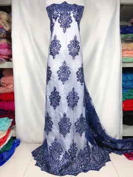 Royal Blue Embroidered Tulle Lace Fabric, Latest African Tull Lace Fabrics High Quality 2018(YJ-12-18
Royal Blue Embroidered Tulle Lace Fabric, Latest African Tull Lace Fabrics High Quality 2018(YJ-12-18