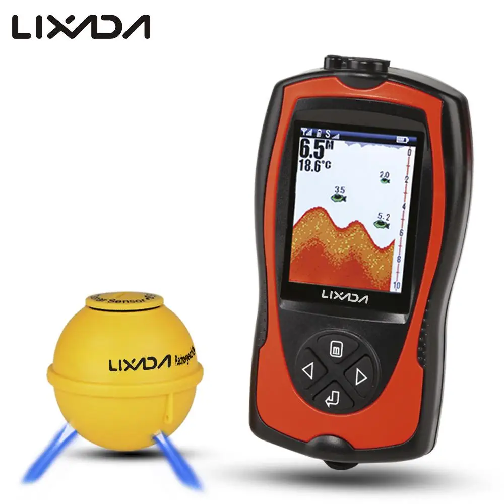 Lixada Fish Finder echo sounder Wireless Fishfinder English Russian Menu 147ft 45m 240V for Fish Detector fishfinder FF1108-1CW
Lixada Fish Finder echo sounder Wireless Fishfinder English Russian Menu 147ft 45m 240V for Fish Detector fishfinder FF1108-1CW