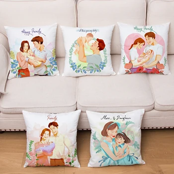 Super Soft Short Plush Cushion Cover HD Happy Family Mom Baby Print Pillow Covers 45*45 Pillows Cases Sofa Home Decor Pillowcase
Super Soft Short Plush Cushion Cover HD Happy Family Mom Baby Print Pillow Covers 45*45 Pillows Cases Sofa Home Decor Pillowcase