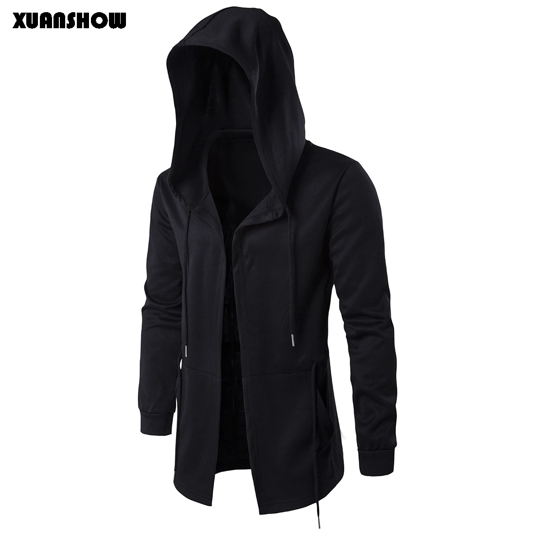 XUANSHOW 2018 Gothic Men's Hoodies Black Jacket Punk Hajaku Windbreaker Male Long Sleeve Wizard Hat Cloak Hooded Sweatshirts
XUANSHOW 2018 Gothic Men's Hoodies Black Jacket Punk Hajaku Windbreaker Male Long Sleeve Wizard Hat Cloak Hooded Sweatshirts