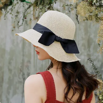 New Arrival Slim straw hat female summer simple Bow Hat foldable outdoor sunshade hat sunhat fisherman hat CM1060
New Arrival Slim straw hat female summer simple Bow Hat foldable outdoor sunshade hat sunhat fisherman hat CM1060