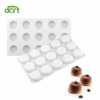 Silicone 15 Cavity Round Shape Baking Cake Mold for Chocolate Brownie Dessert Mousse Baking Pan Cake Decorating Tools
Silicone 15 Cavity Round Shape Baking Cake Mold for Chocolate Brownie Dessert Mousse Baking Pan Cake Decorating Tools