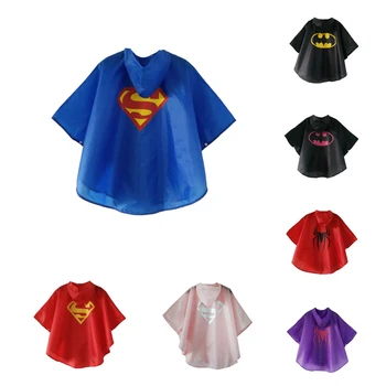 1PC Cartoon Superman Waterproof Kids Raincoat For Children Rain Coat Rainwear/Rainsuit Student Poncho Drop Shipping DS29
1PC Cartoon Superman Waterproof Kids Raincoat For Children Rain Coat Rainwear/Rainsuit Student Poncho Drop Shipping DS29
