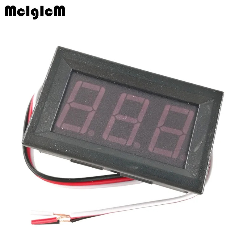 MCIGICM 5pcs 2.5-30V (OR 4.5-30V ) DC mini Car Motor Red LED Digital Voltmeter Volt Voltage Panel Meter Hot sale
MCIGICM 5pcs 2.5-30V (OR 4.5-30V ) DC mini Car Motor Red LED Digital Voltmeter Volt Voltage Panel Meter Hot sale