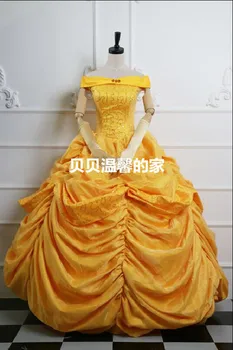 High Quality Custom Made Princess Belle Cosplay Costume Dress Beauty and the Beast Dress Princess Dress
High Quality Custom Made Princess Belle Cosplay Costume Dress Beauty and the Beast Dress Princess Dress