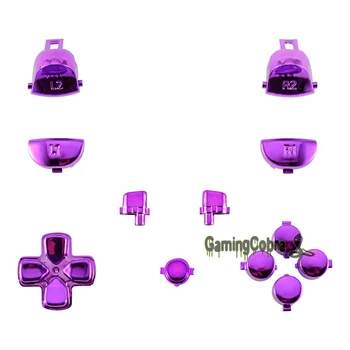 Custom Chrome Purple Replacement Full Set Buttons for PS4 Pro Slim Controller JDM-040 JDM-050 JDM-055 #SP4J0117
Custom Chrome Purple Replacement Full Set Buttons for PS4 Pro Slim Controller JDM-040 JDM-050 JDM-055 #SP4J0117