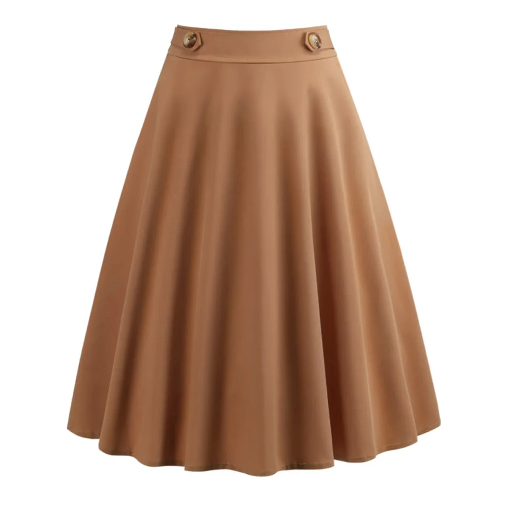 Retro 2019 New Arrivals Office Women Skirts Khaki Button Zip Up A Line Knee Length Women Skirts Vintage Retro Female Skirts
Retro 2019 New Arrivals Office Women Skirts Khaki Button Zip Up A Line Knee Length Women Skirts Vintage Retro Female Skirts
