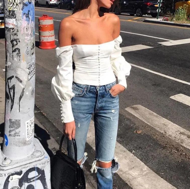 Elegant Long Sleeve Women Blouse Shirt Summer Blouse Ladies Tops Sexy White Female Blouse
Elegant Long Sleeve Women Blouse Shirt Summer Blouse Ladies Tops Sexy White Female Blouse