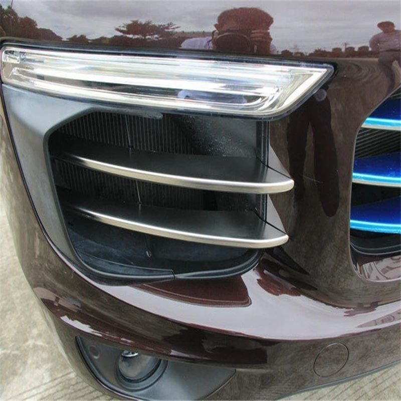 WELKINRY car auto cover For PORSCHE Cayenne 2015 2016 stainless steel front head grille racing grill day time running light trim
WELKINRY car auto cover For PORSCHE Cayenne 2015 2016 stainless steel front head grille racing grill day time running light trim