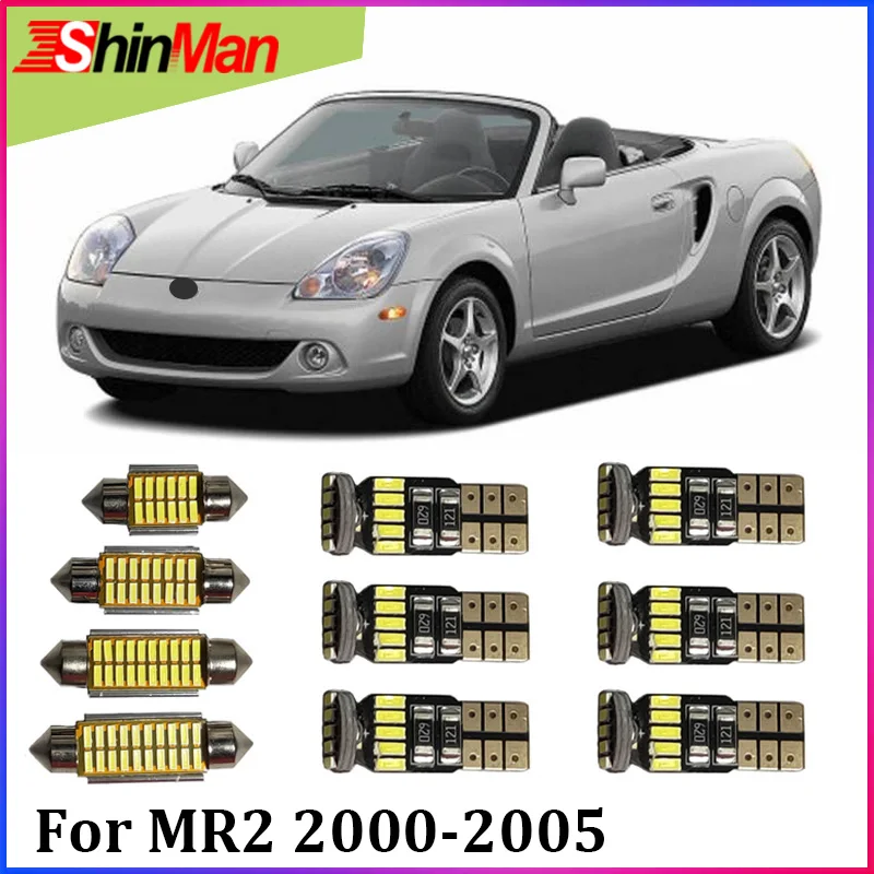 ShinMan 4x Error Free Car Light Interior light LED kit Trunk light For Toyota MR2 Spyder LED Interior Package 2000-2005
ShinMan 4x Error Free Car Light Interior light LED kit Trunk light For Toyota MR2 Spyder LED Interior Package 2000-2005