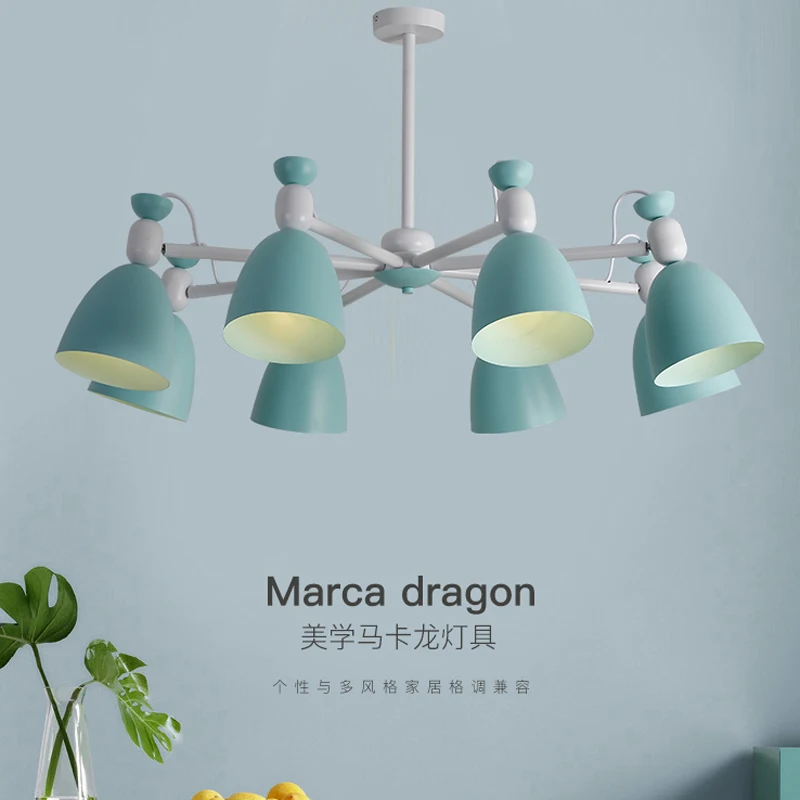 AC 90-260V Multi-color iron shade LED chandelier lighting dining room led chandeliers for dinning room bedroom E27
AC 90-260V Multi-color iron shade LED chandelier lighting dining room led chandeliers for dinning room bedroom E27