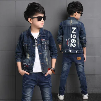 2019 New Boys Suits Spring Autumn Kids Girls Boys Denim Casual Clothing Sets Fashion Child Clothes Sets Top Outfit For Boy
2019 New Boys Suits Spring Autumn Kids Girls Boys Denim Casual Clothing Sets Fashion Child Clothes Sets Top Outfit For Boy