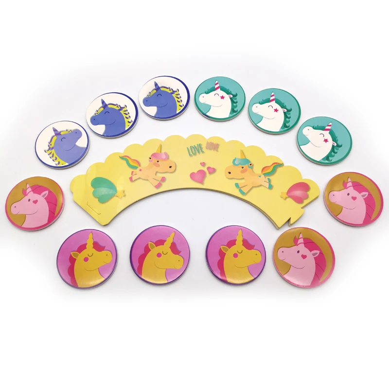 24pcs=12pcs toppers+12pcs wrappers Not Sticks Birthday Party Unicorn Theme Cupcake Cake Decorations Baby Shower Events Supplies
24pcs=12pcs toppers+12pcs wrappers Not Sticks Birthday Party Unicorn Theme Cupcake Cake Decorations Baby Shower Events Supplies