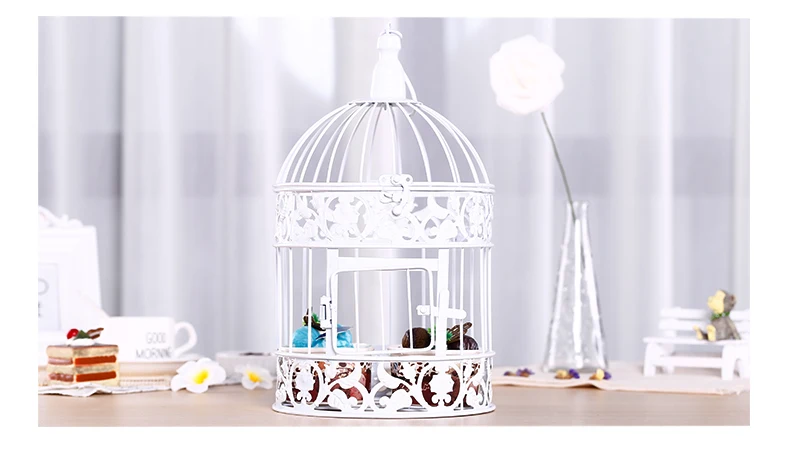 Free shipping European wrought iron decorative white wedding window cage furnishing articles wedding photography
Free shipping European wrought iron decorative white wedding window cage furnishing articles wedding photography