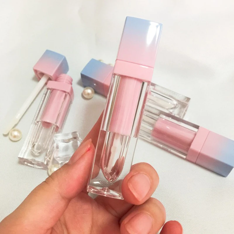 200pcs/lot Square Empty Lip Gloss Tube Gradient Pink Blue Plastic Elegant Lipstick Liquid Cosmetic Containers 5ml Sample 
200pcs/lot Square Empty Lip Gloss Tube Gradient Pink Blue Plastic Elegant Lipstick Liquid Cosmetic Containers 5ml Sample