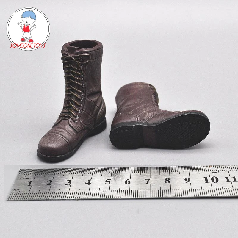 

2 Color 1/6 WWII US Army 101 Airborne M42 Paratrooper Tacticl Boots Shoes Model for 12 inches Soldier Action Figure