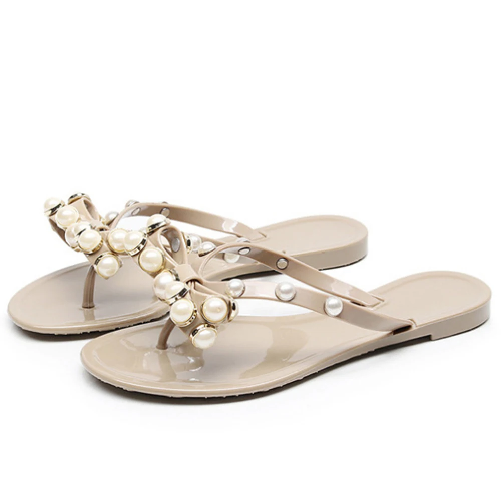 Women Sandals Summer Outdoor Beach Water-proof Women Jelly Shoes Hot Sale Fashion Pear Bowknot Flat Women Flip Flops Sandals
Women Sandals Summer Outdoor Beach Water-proof Women Jelly Shoes Hot Sale Fashion Pear Bowknot Flat Women Flip Flops Sandals