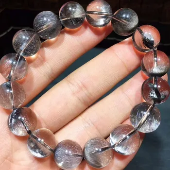 Natural Brookite Pla tinum Rutilated Quartz Crystal Clear 13.5mm Round Beads Bracelet AAAAA For Woman Man Certificate
Natural Brookite Pla tinum Rutilated Quartz Crystal Clear 13.5mm Round Beads Bracelet AAAAA For Woman Man Certificate