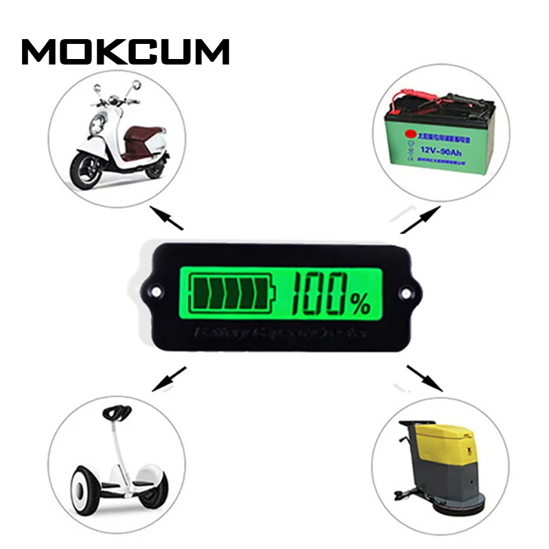 12V LY6W Lead Acid Green /Blue LiPo battery Tester LCD Battery Capacity Meter Power Detect Battery Capacity Indicator Voltmeter
12V LY6W Lead Acid Green /Blue LiPo battery Tester LCD Battery Capacity Meter Power Detect Battery Capacity Indicator Voltmeter