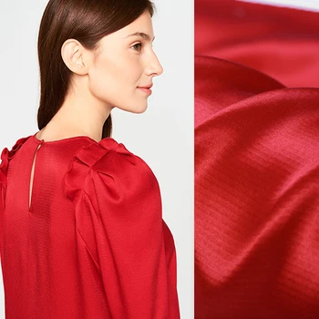 140CM Wide 40MM Heavy Thin Solid Color Red Silk Satin Fabric for Spring and Summer Dress Blouse E632
140CM Wide 40MM Heavy Thin Solid Color Red Silk Satin Fabric for Spring and Summer Dress Blouse E632