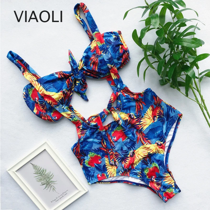 Viaoli Sexy Women One-Piece Print Swimsuit Beachwear Swimwear push up monokini bikini Bathing girls swimwear
Viaoli Sexy Women One-Piece Print Swimsuit Beachwear Swimwear push up monokini bikini Bathing girls swimwear