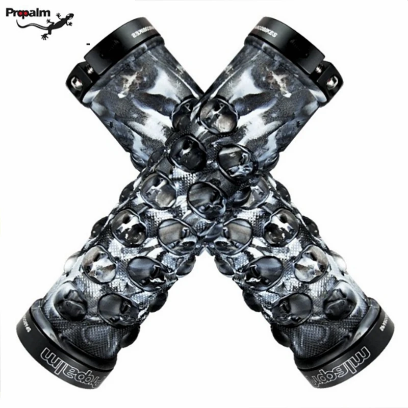 PROPALM Bicycle Handlebar Grips Anti-Skid TPR Rubber Double Side Lock-on Skull Design MTB Grips Bike Grips Bike Cycling Parts
PROPALM Bicycle Handlebar Grips Anti-Skid TPR Rubber Double Side Lock-on Skull Design MTB Grips Bike Grips Bike Cycling Parts