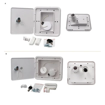 Wall Mount Recessed Flush Gravity Water Dish With Lock Water Fill Inlet Outlet Car Vehicle Trailer RV Accessories
Wall Mount Recessed Flush Gravity Water Dish With Lock Water Fill Inlet Outlet Car Vehicle Trailer RV Accessories