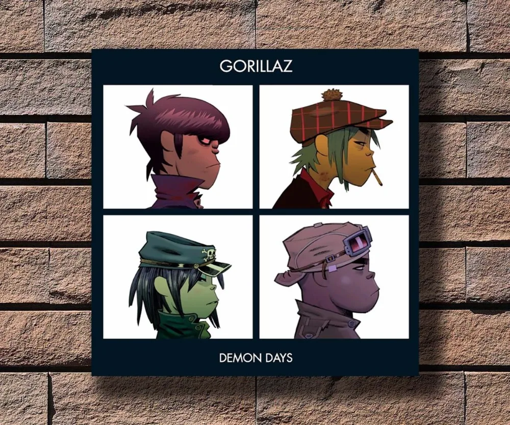 Y314 GORILLAZ Demon Days Rock Music Rapper Album Cover Hot Poster Art Canvas Print Decoration 16x16 24x24 27x27inch 
Y314 GORILLAZ Demon Days Rock Music Rapper Album Cover Hot Poster Art Canvas Print Decoration 16x16 24x24 27x27inch