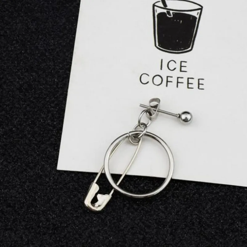 1pcs 2018 New Stainless Steel Safety Pin Geometry drop Earrings Irregular Earrings For Fashion Women/men Jewelry
1pcs 2018 New Stainless Steel Safety Pin Geometry drop Earrings Irregular Earrings For Fashion Women/men Jewelry