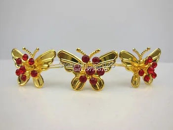 60 Pcs/lot NEW Gold Butterfly Red Crystal Rhinestone Wedding Bridal Women Girl Hair Pins Hair Clip Hair Sticks hair ornament
60 Pcs/lot NEW Gold Butterfly Red Crystal Rhinestone Wedding Bridal Women Girl Hair Pins Hair Clip Hair Sticks hair ornament