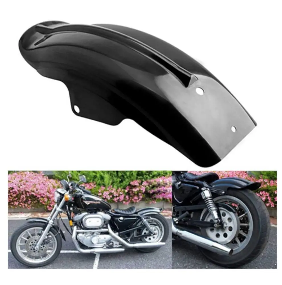 

SD Black Rear Mudguard Fender For Harley Sportster Solo Bobber Chopper Cafe Racer Harley Sportster 883 883R 1200 XL 1994-2003