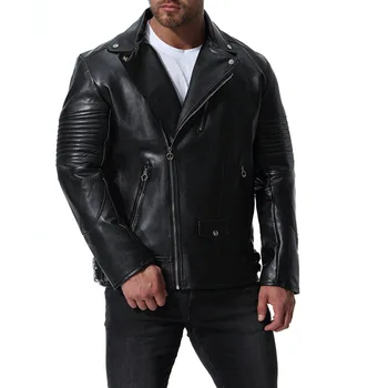 Fall 2018 new Europe and the United States men's leather Men's leather jacket
Fall 2018 new Europe and the United States men's leather Men's leather jacket