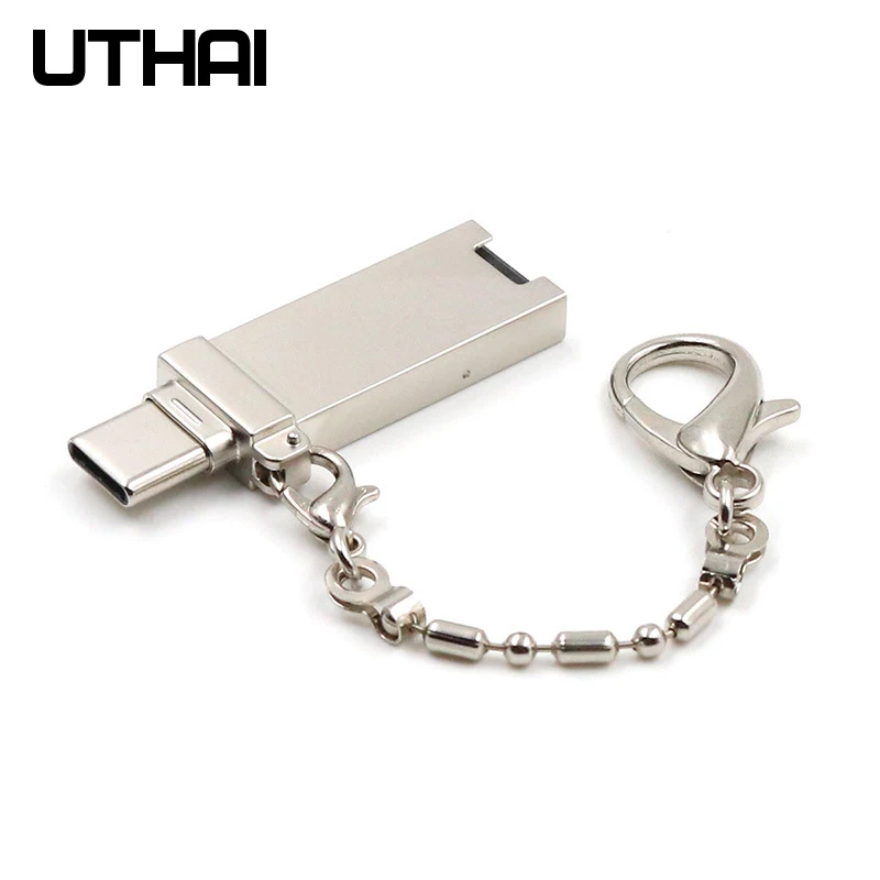 UTHAI C10 Card Reader Micro SD/TF Type C Multi Memory Card Reader for MacBook Or Smartphone With USB-C interface
UTHAI C10 Card Reader Micro SD/TF Type C Multi Memory Card Reader for MacBook Or Smartphone With USB-C interface