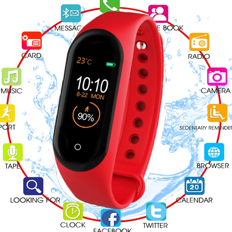 2019 Smart Bracelet Fitness Tracker Wristband Blood Pressure Heart Rate Monitor with Pedometer Sport Band for Men Women Watch
2019 Smart Bracelet Fitness Tracker Wristband Blood Pressure Heart Rate Monitor with Pedometer Sport Band for Men Women Watch