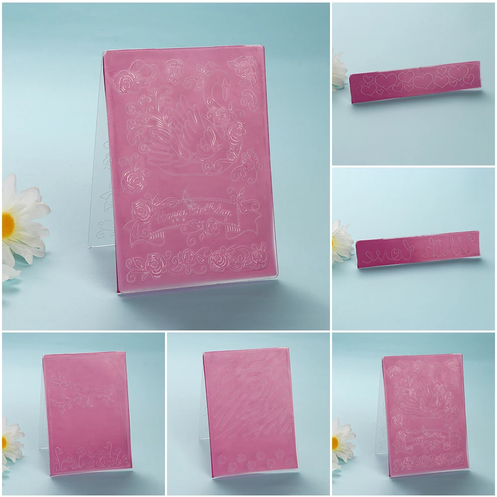 New 1pc Plastic Embossing Folder Stencils Template Molds Scrapbooking Photo Album Decor Paper Cards Making Gifts DIY Crafts Mold
New 1pc Plastic Embossing Folder Stencils Template Molds Scrapbooking Photo Album Decor Paper Cards Making Gifts DIY Crafts Mold