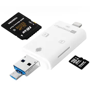AHHROOU 3in1 Micro USB Reader Micro SD SDHC TF SD Card For iPhone 5/5s/6/6 7 plus/ipad pro air/Samsung/LG/HTC Andrid OTG Phones
AHHROOU 3in1 Micro USB Reader Micro SD SDHC TF SD Card For iPhone 5/5s/6/6 7 plus/ipad pro air/Samsung/LG/HTC Andrid OTG Phones