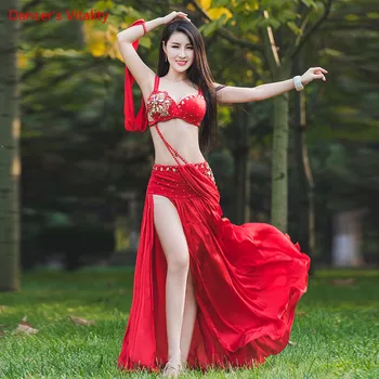 Luxury Women Belly Dance Performance Suit Diamond Bra+Long Skirt+Underpants 3pcs set For Women Girls Stage Competition Costumes
Luxury Women Belly Dance Performance Suit Diamond Bra+Long Skirt+Underpants 3pcs set For Women Girls Stage Competition Costumes